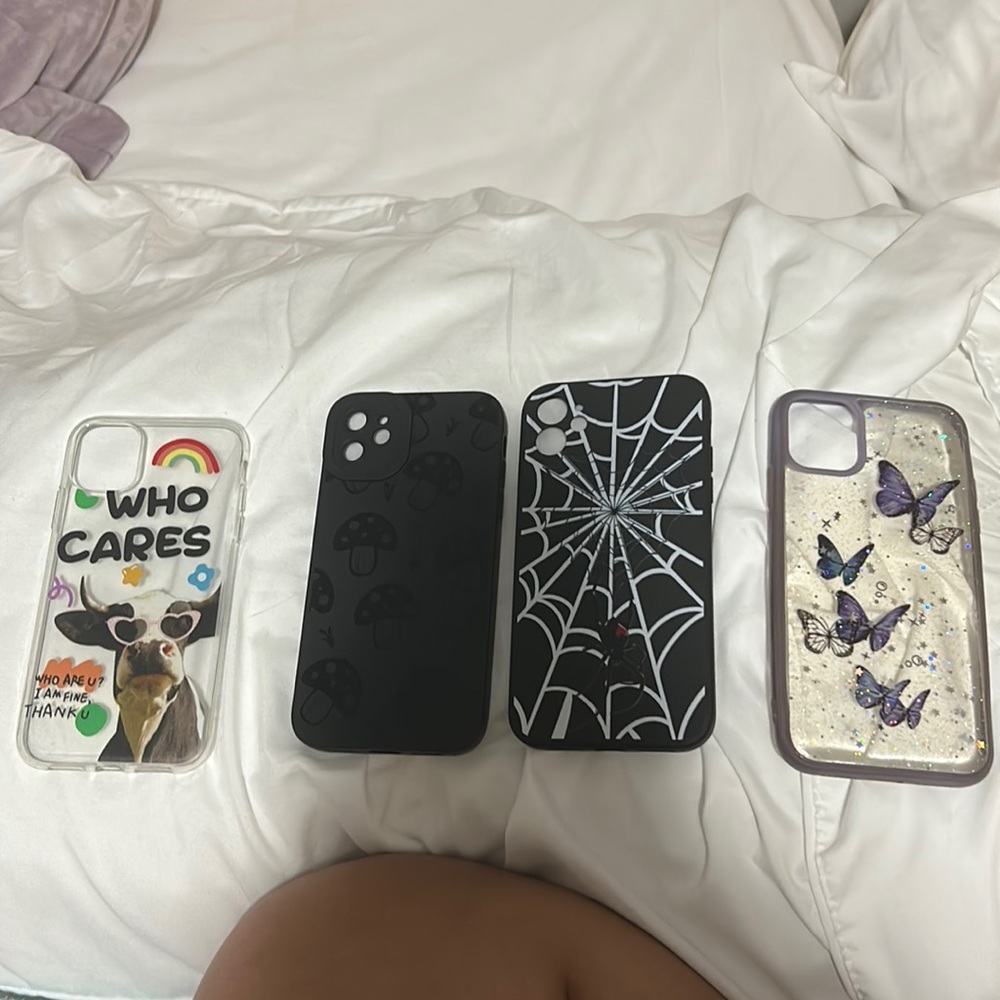 these phone cases are basically new. i will sell individually if wanted